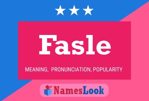 Fasle Name Poster