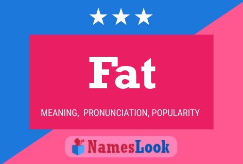 Fat Name Poster