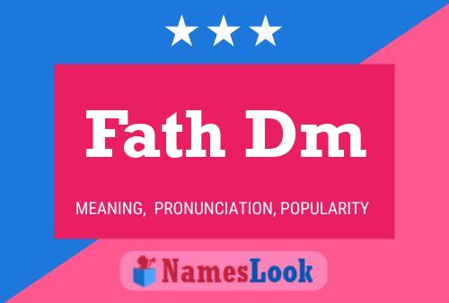 Fath Dm Name Poster