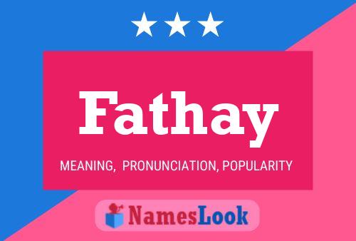 Fathay Name Poster