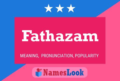 Fathazam Name Poster