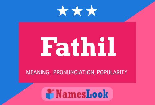 Fathil Name Poster