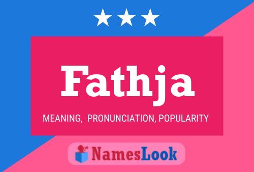 Fathja Name Poster