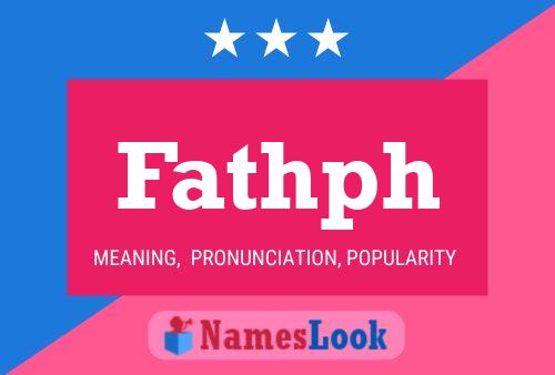 Fathph Name Poster