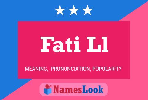 Fati Ll Name Poster