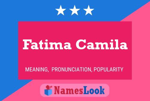 Fatima Camila Name Poster