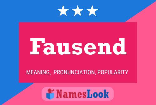 Fausend Name Poster