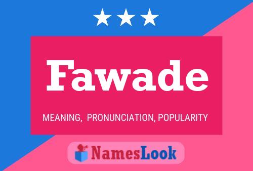 Fawade Name Poster