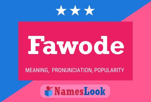 Fawode Name Poster