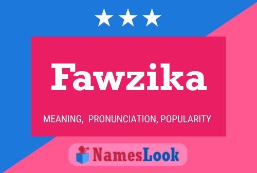 Fawzika Name Poster