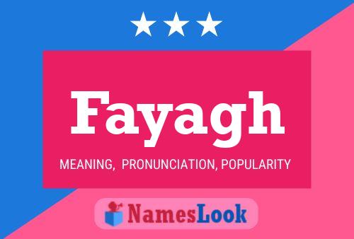 Fayagh Name Poster