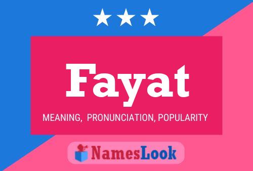 Fayat Name Poster