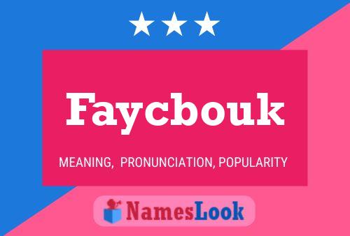 Faycbouk Name Poster