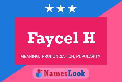 Faycel H Name Poster