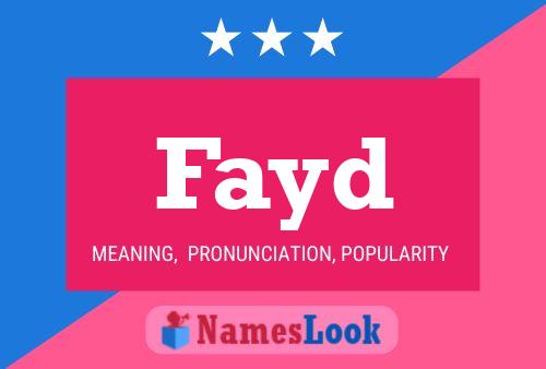 Fayd Name Poster