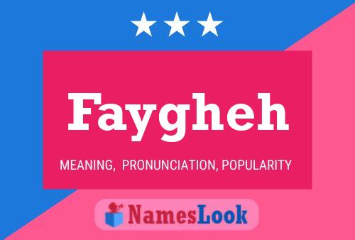 Faygheh Name Poster