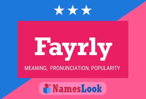 Fayrly Name Poster