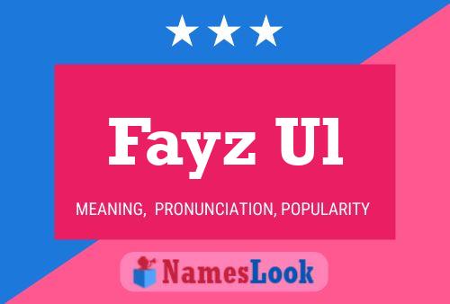 Fayz Ul Name Poster