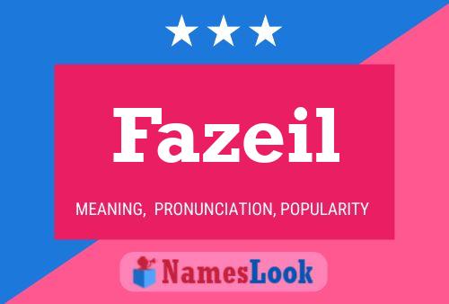 Fazeil Name Poster