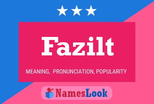 Fazilt Name Poster