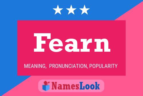 Fearn Name Poster