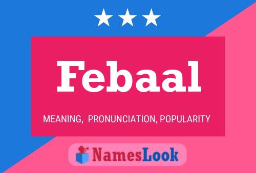 Febaal Name Poster