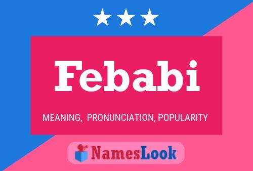 Febabi Name Poster