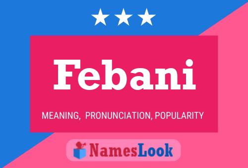 Febani Name Poster