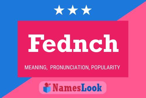 Fednch Name Poster