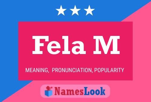 Fela M Name Poster