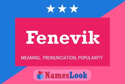 Fenevik Name Poster