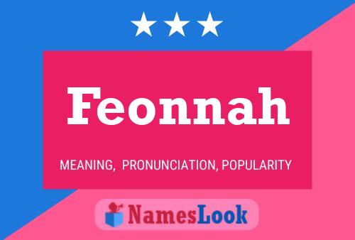 Feonnah Name Poster