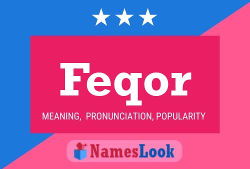 Feqor Name Poster