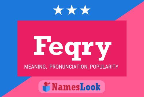 Feqry Name Poster