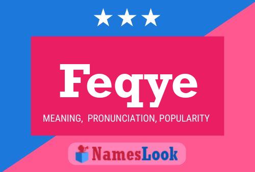 Feqye Name Poster