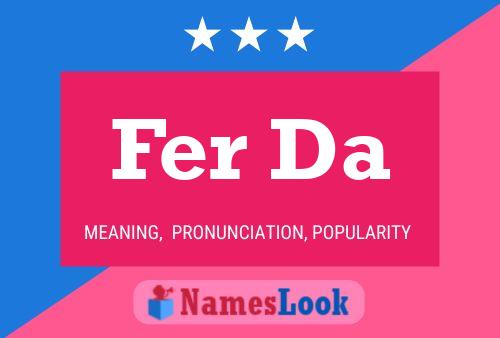 Fer Da Name Poster