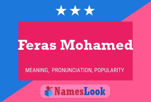 Feras Mohamed Name Poster