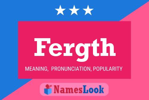 Fergth Name Poster