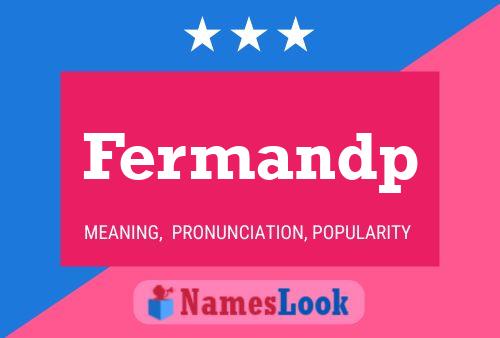 Fermandp Name Poster