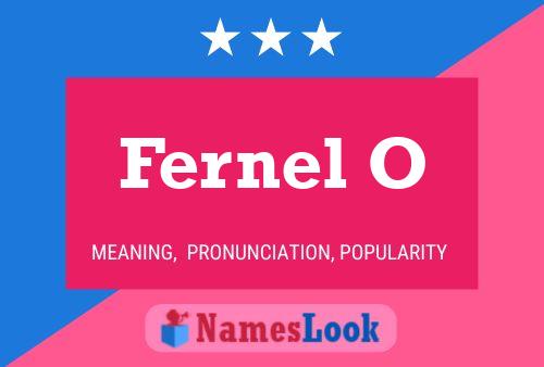 Fernel O Name Poster