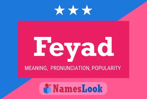 Feyad Name Poster