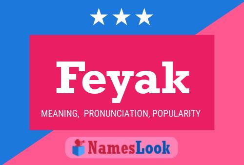 Feyak Name Poster