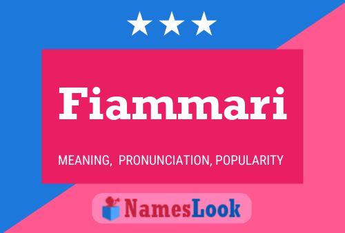 Fiammari Name Poster