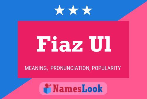 Fiaz Ul Name Poster