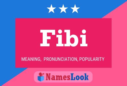 Fibi Name Poster