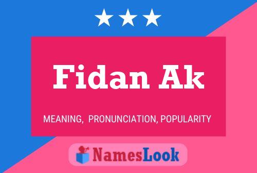 Fidan Ak Name Poster