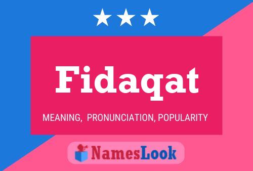 Fidaqat Name Poster