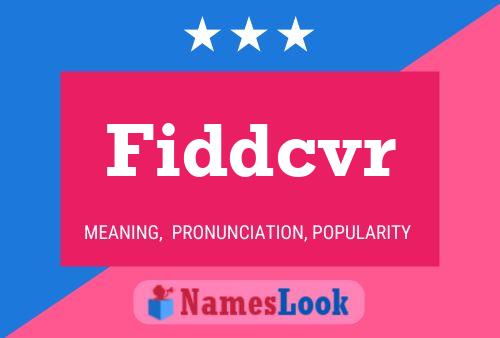 Fiddcvr Name Poster