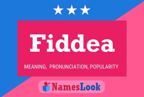 Fiddea Name Poster