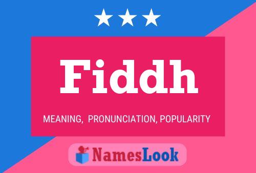 Fiddh Name Poster